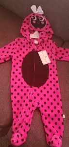 Brand new w/ tags Ladybug warm hooded full zip up